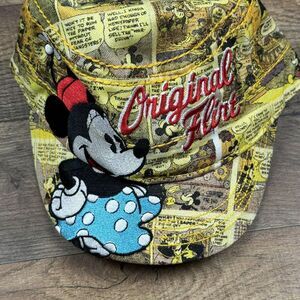 Disney Original Flirt - Minnie Mouse Comic Print Hat Adjustable Strap